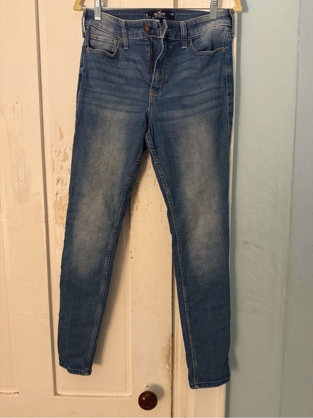 Hollister Women's Light Blue Skinny Jeans